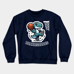 Basketball Dinosaur Dunkasaurus Rex Crewneck Sweatshirt